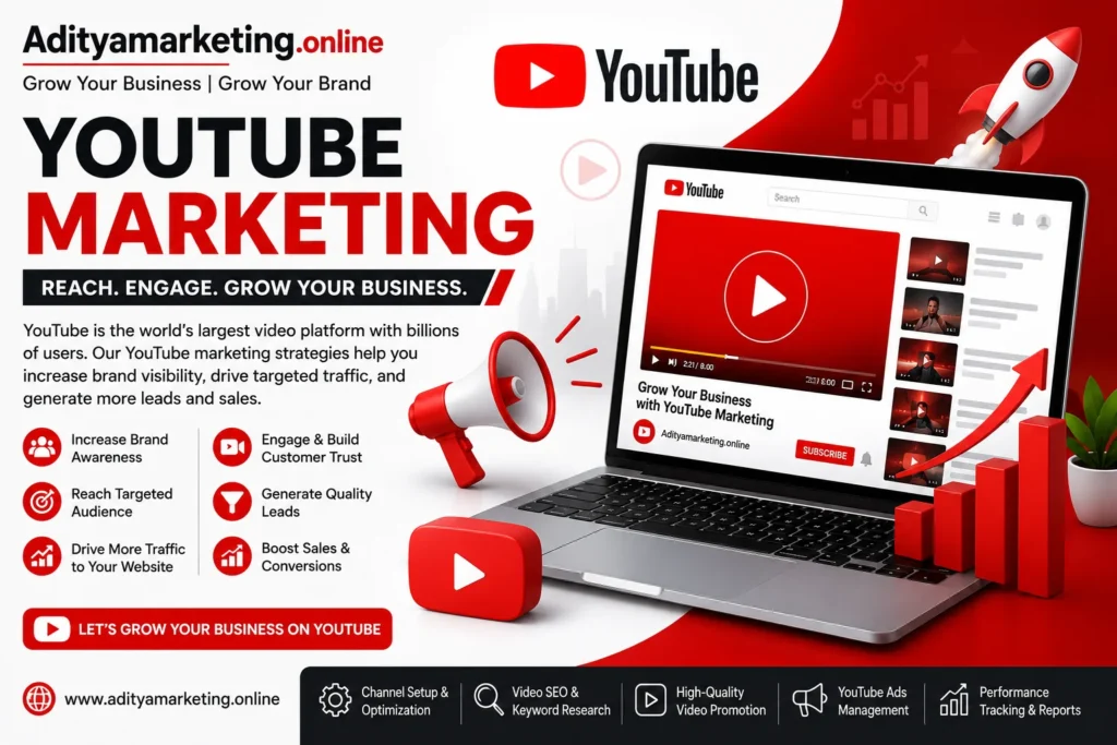 YouTube Marketing: Grow Your Brand and Reach Millions of Potential Customers