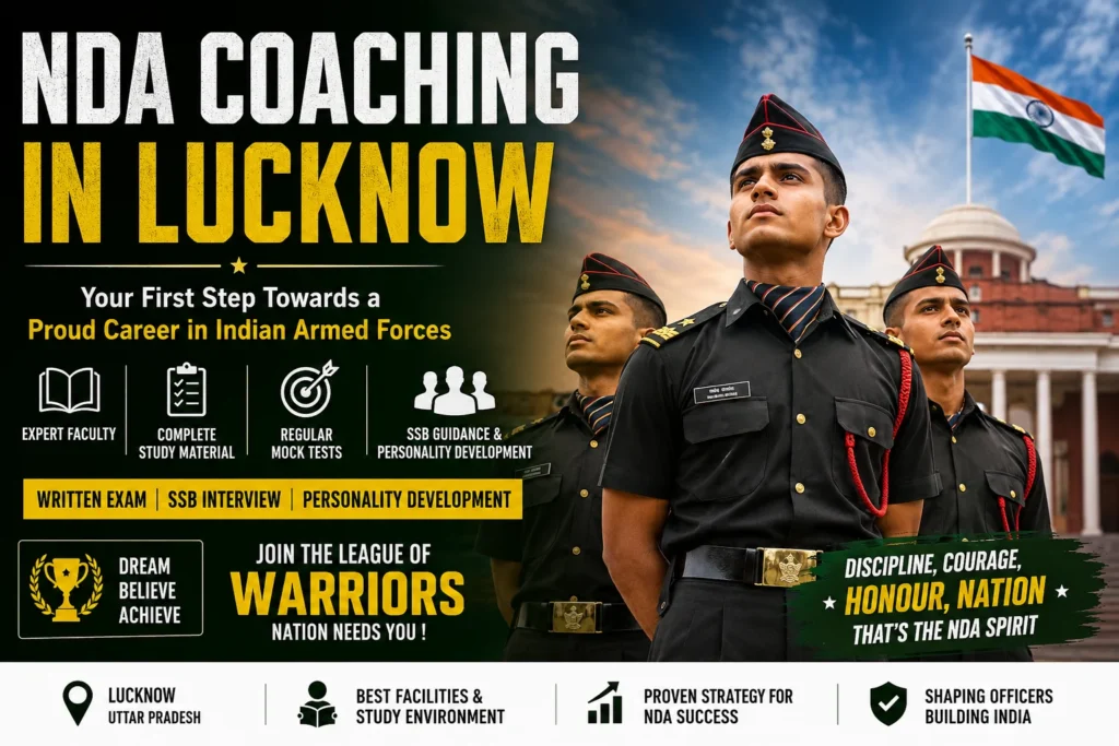 NDA Coaching in Lucknow: Complete Guide to NDA Preparation and Selection